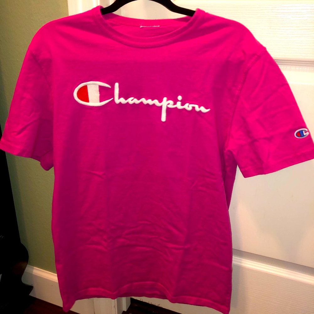 Champion pink medium t-shirt
